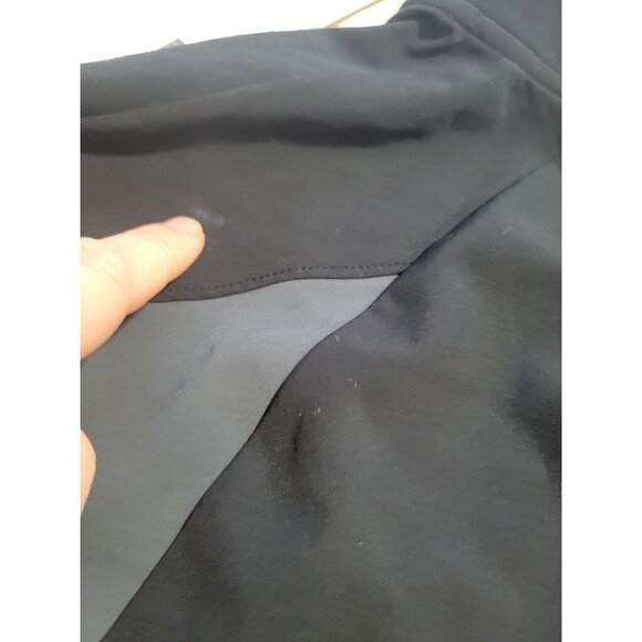 UNDER ARMOUR Loose Black 1/4 Zip S/S Windbreaker Shirt side zip Large, Zebra - Picture 5 of 9